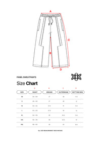 PANEL SWEATPANTS