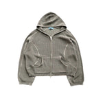 CABLE KNIT HOODIE